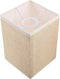 Amosfun Square Fabric Lampshade Replacement Linen Lamp Cover for Bedside Table Lamp