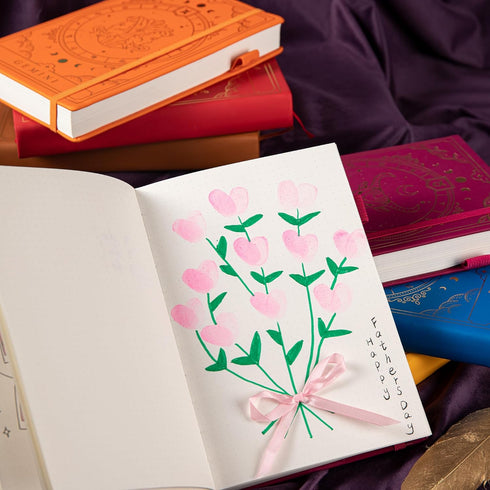 TIEFOSSI Constellations Dotted Journal Notebook, A5 Writing Journals with 100gsm 400pages Paper, Hardcover Bullet