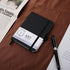 Pocket Notebook, Small Notebook 4.25"x 5.75", Mini Ruled Lined Journal, Smooth Leather Hard Cover, 160 Pages