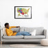 TRAVELISIMO Scratch Off Map of United States, 12x17 inch Map for Travel Tracking with 25 Unique Accessories