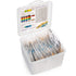 Loreso Resistor Variety Pack, 1200 pcs 1/4W 1% Metal Film Resistor Pack, ROHS Compliant