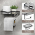 YIGII Toilet Paper Holder with Shelf, Adhesive or Drilling Tissue Roll Holder for Bathroom, Rustproof Toilet Roll