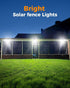 Thumok 72LEDs 600LM Gutter,Camping(1, Clip On Solar Lights Outdoor,Motion Sensor Outdoor Lights, Clip on Solar Fence