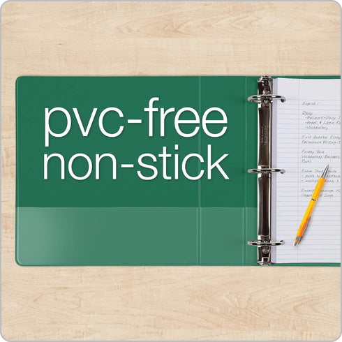 Cardinal 3 Ring Binders, Durable 2 Inch Binder with Round Rings, Holds 475 Sheets, ClearVue Covers, 4 Pack