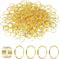 MECCANIXITY 500pcs Mini Split Rings, 11mm 304 Stainless Steel Jump Ring Small
