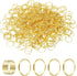 MECCANIXITY 500pcs Mini Split Rings, 11mm 304 Stainless Steel Jump Ring Small