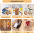Honeycomb Packing Paper Roll, 15"x230' Biodegradable Cushioning Bubble Wrap for Moving and Shipping with 20 Fragile