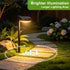 Kuronis Bright Solar Pathway Lights Outdoor,Dusk to Dawn Solar Driveway Lights,Good Battery Life Yard Light for Walkway