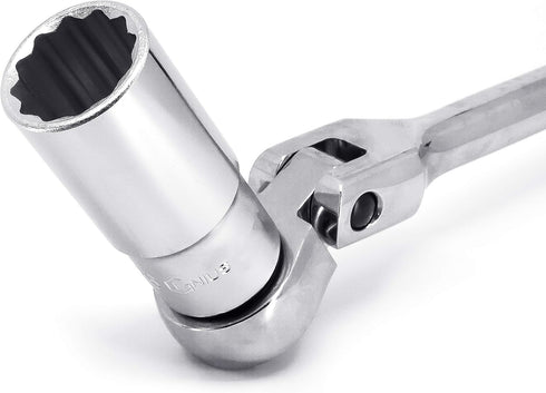 Genius Tools 1/2" Dr. 25mm Deep Hand Socket (12-Point) - 437825