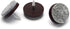 Nail on Felt Pads Furnigear Furniture Pads Nail- Floor Protectors for Furniture Legs 24Pack Chair Felt Pads for Hardwood Floors(1-1/2",Gray)