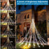 8 320 Decute Christmas Decorations Outdoor String Lights Modes and Timer with Remote, Waterproof LED Christmas Tree
