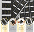 75 Mr. Pen- Laminated Bible Tabs, pcs, Black, Gold Foil Embossed Lettering, Easy-to-Read & Apply, Tear Resistant Index