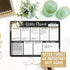 Floral Magnetic Weekly Calendar for Fridge Whiteboard - Weekly Dry Erase Board for Fridge, Magnetic Weekly Planner for Fridge, Magnetic Whiteboard for Fridge, Schedule Board, White Board for Fridge by Hadley Designs