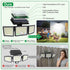 2500LM 286 3 IP65 3-Head (2 Pack) Solar Outdoor Lights Motion Sensor, LED Security Flood Lights with Visual Battery