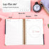 Spiral Notebook with Dividers, 360 Pages, 5 Subject College Ruled Notebook, 7.3"x10.4" for Work and School