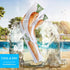 JTKBNVM 50+ Carrot Pattern Design Sleeves to Cover Arms Upf Cooling UV Sun Protection Sports Compression Sleeves