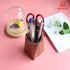 Marsrut Walnut Pencil Holder, Wooden Pen Holder Cup for Desk, Natural Wood Pen Stand for Home, Office, Bookshelf