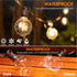 Mlambert G40 LED Replacement Light Bulbs for String Lights, Dimmable E12 Base Shatterproof Bulbs, 1W Equal to 5W, Amber