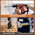 ISDVBUY 8 Packs Sets, 12 Inch High Carbon Steel Drill Bit Drill Extension Bits Holder Wood Spade Bit Wrench Key, Drill