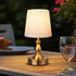 5200mAh 3-Level Dimmable PARTPHONER Mini Cordless LED Table Lamp, Rechargeable Battery Operated Lamp, Brightness, Touch