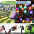 50 ITICdecor Solar Flower String Lights Outdoor Waterproof LED Solar String Lights for Outside Decorative for Garden