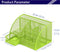 Boutilon Mesh Desk Organizer with 6 Compartments and 1 Drawer, Multi-Functional Caddy Pen Holder for Home Office School