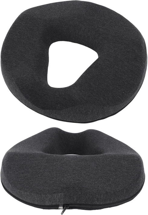 Memory Foam Office Chair Cushion, Lumbar Support & Hip Relief for Home, Car, Wheelchair, Pressure Relief Back Support