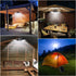 176LED 5 Aqonsie Solar Shed Light Outdoor Indoor, Solar Powered Motion Sensor Pendant Light Daytime Available, Solar