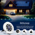 12 Pack 8 SOLPEX Solar Ground Lights, Solar Lights Outdoor Waterproof, LED Solar Powered Landscape Lighting for Garden