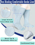 Aisesine 2 Walking Boot Sock Replacement Extra-Wide Knee High Socks for Foot Brace,Fracture Boot Men & Women Pairs