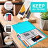 Sooez Clipboards with Storage, Heavy Duty 8.5x11 Nursing Clipboard Folder with Pen Holder for Office
