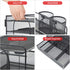 Marbrasse 4-Trays Desktop File Organizer with Pen Holder | Paper Letter Tray with Drawer and 2 Pen Holders