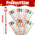 Qilery 24 Pcs Christmas Pencils Assorted Multi Point Stackable Push Pencil Christmas Tree Santa Claus Snowman Elk Stackable Pencils for Kids Xmas Party Favors Stocking Stuffers Classroom Rewards by Qilery