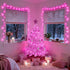 33ft 100 8 JMEXSUSS LED Pink Battery Operated Lights with Modes Remote, Pink String Lights Indoor Outdoor, Christmas