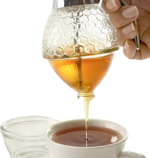 Norpro Honey/Syrup Dispenser - Stylish Beehive Design