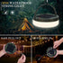 130LEDs,33 13 4 in1 Solar Camping String Lights FT Fairy Lights with Lighting,Portable Waterproof Camping