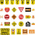 Zonon 36 Pcs Construction Bulletin Board Decorations Welcome Classroom Sign Positive Poster Banner for School