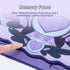 GeekShare Large Gaming Mouse Pad with Wrist Support Set, Non-Slip Rubber Back Desk Mat & Memory Foam Rest - Star Wings