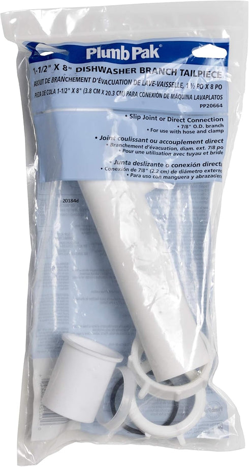 Plumb Pak PP20664 Branch Tailpiece, White