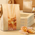 100 Pcs Large Bread Bags with Tin Tie & Clear Window, 14"x8.3"x3.5"