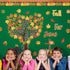 CY2SIDE Fall for Jesus Bulletin Board - 109PCS, Fall Maple Leaves Love Tree Set with Watercolor Cross Cutouts