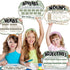 QOUBAI 10Pcs Parts of Speech Posters, Eucalyptus English Grammar Chart for Classroom Decor