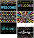 ceiba tree Chalkboard Welcome Postcards - Colorful Welcome to Our Class Cards for Kids Back to School
