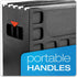 Pendaflex Portable Desktop File, Letter Size, Black, Side Handles, Hanging File Folders