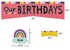 Teacher Created Resources Oh Happy Day Our Birthdays Mini Bulletin Board Set, 53 Piece Set (TCR9025)