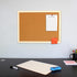Flipside Products 18" x 24" Cork Bulletin Board - Natural Wood Framed, Memo Pin, Wall Mounted