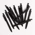 U Brands Midnight Monterey Ballpoint Pens, Set of 12, Black Soft Touch, Bold (1.0 mm) Point, Black Ink