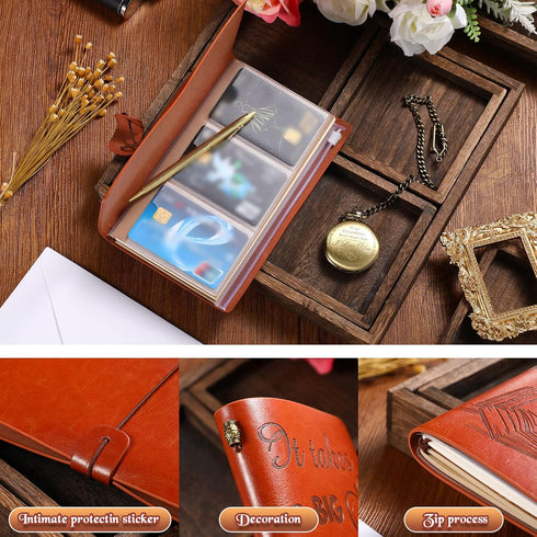 Teacher Leather Journal, 136 Pages, Retro Diary Writing Notepad, Teacher Appreciation Gifts for Teacher's Day,