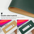 Leather Desk Pad Protector, Large Natural Cork & PU Leather Mat, Waterproof Writing Pad for Office & Home, Dark Green