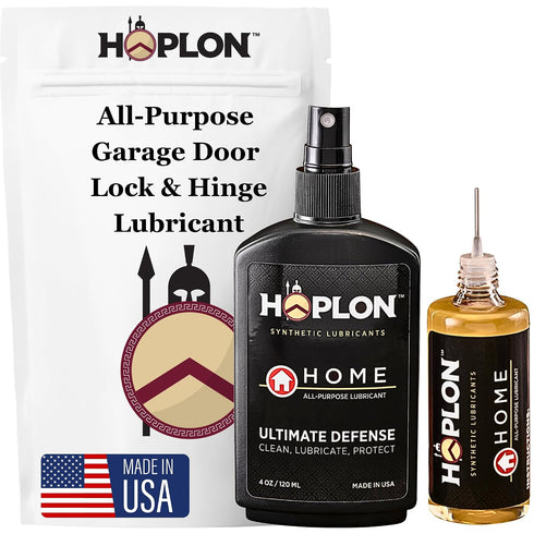 HOPLON Home Duo 5oz Synthetic Ester Lubricant Spray & Needle, Stops Squeaks